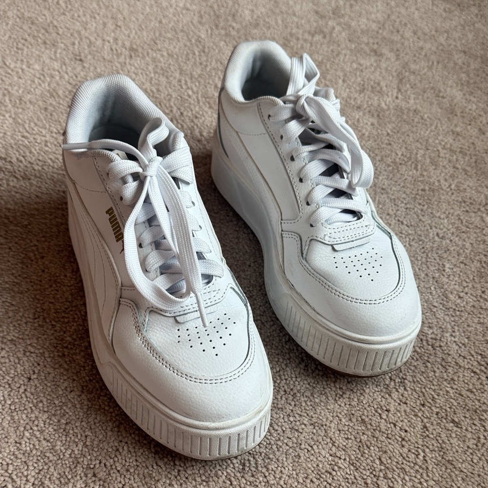 Puma Women’s White Platform Sneakers